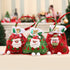 Santa Claus Christmas Decorations For Home Snowman Cloth Gift Bags With Handles For Cookie Candy Drawstring Merry Christmas Bags - menochic